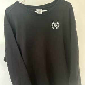 VS PINK Crewneck. Black in XL